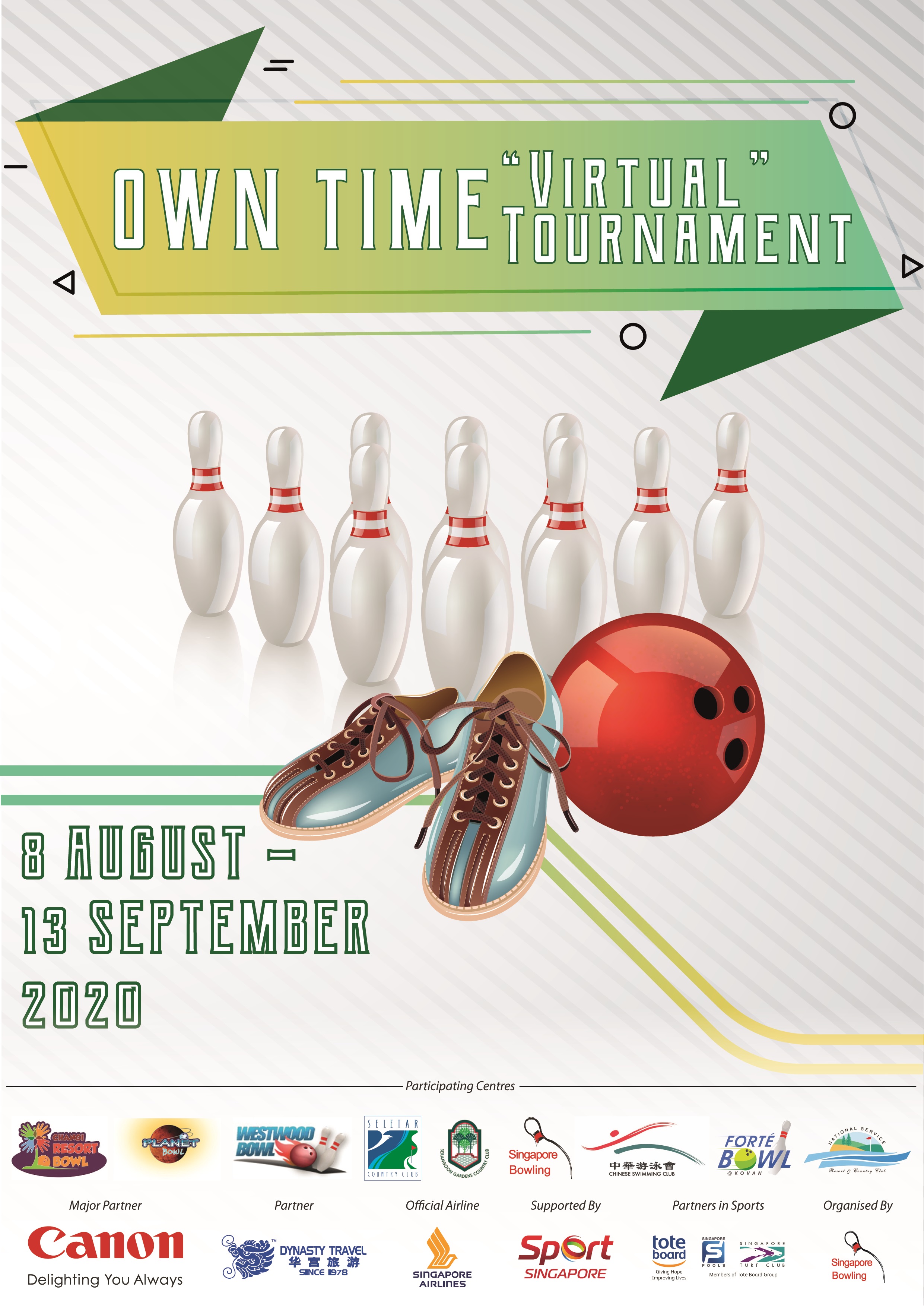 Own Time "Virtual" Bowling Tournament National Service Resort